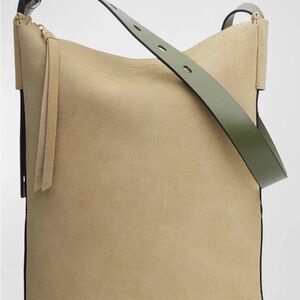 Rag & Bone Belize suede Bucket with Crossbody strap